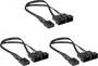 Corsair Hydro X Series Two-Way PWM Fan Splitter Cables 3-pack