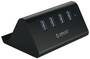 Orico 4 Port USB3.0 HUB with Phone/Tablet Stand, Black