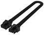 SilverStone PP06BE-PC335 350mm PSU Cable, Black