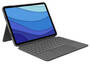 Logitech Combo Touch for iPad Pro 11inch Tablet Case, Oxford Grey