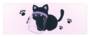 YUNZII Oversized Cartoon Kitten Desk Mat, Naughty Cat