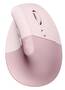 Logitech Lift Vertical Ergonomic Mouse - Rose