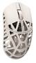 WLMOUSE Beast X Max Magnesium Wireless Gaming Mouse, Milky White Side Slits