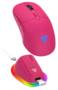 Fantech KANATA WG9RD RGB Wireless Gaming Mouse, Pink