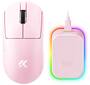 MCHOSE A7 V2 Ultra+ Wireless Gaming Mouse, Pink