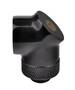 Thermaltake Pacific G1/4 90 Degree Adapter - Black Fitting