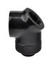 Thermaltake Pacific G1/4 45 90 Degree Adapter - Black Fitting