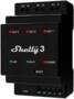 Shelly Pro 3 3-channel DIN Rail Smart Switch with Dry Contacts