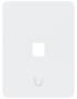 Ubiquiti 1 Port Universal Paintable Keystone Vertical Wall Plate, 4-Pack