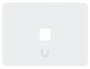 Ubiquiti 1 Port Universal Paintable Keystone Horizontal Wall Plate, 4-Pack