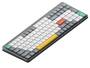 NuPhy Air96 RGB Grey Wireless Mechanical Keyboard, Gateron Red SW