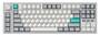 Keychron Lemokey L3 RGB Silver Wireless Mechanical Keyboard, Gateron Jupiter Brown Switch