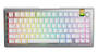 Glorious GMMK 3 PRO HE 75 Silver Prebuilt Wireless Mechanical Keyboard