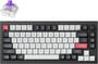 Keychron Q1 HE RGB Black Wireless Mechanical Keyboard, Nebula SW