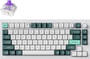 Keychron Q1 HE RGB White Wireless Mechanical Keyboard, Nebula SW