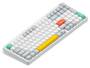NuPhy Halo96 V2 RGB Iconic White Mechanical Keyboard, Lemon SW
