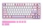 YUNZII B75 Pro RGB Purple Wireless Mechanical Keyboard, Milk Linear SW