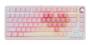 YUNZII B75 Pro RGB Pink Wireless Mechanical Keyboard, Milk Linear SW