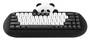 YUNZII C68 RGB Black Wireless Mechanical Keyboard, Panda Linear SW