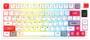 Fantech ATOM PRO79 RGB White Wireless Mechanical Keyboard, Red SW