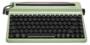 YUNZII QL75 RGB Green Retro Typewriter Wireless Mechanical Keyboard, Onyx Tactil
