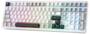 YUNZII AL98 QMK/VIA White Full Aluminium Mechanical Keyboard, Cocoa Cream V2 Lin