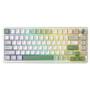 YUNZII B75 Pro RGB Matcha Green Wireless Mechanical Keyboard, Milk Linear Switch