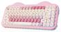 YUNZII C75 Cake Meow Pink Wireless Mechanical Keyboard, Milk V2 Linear Switch