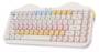YUNZII C75 Cake Meow Beige Wireless Mechanical Keyboard, Milk V2 Linear Switch