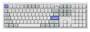 Keychron Q6 HE 8K RGB White Mechanical Keyboard, Ultra-Fast Lime Magnetic Switch