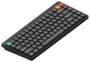 NuPhy Node75 Low-Profile RGB Ink Grey Wireless Mechanical Keyboard, Blush Nano Switch