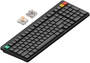 NuPhy Node100 Low-Profile RGB Ink Grey Wireless Mechanical Keyboard, Blush Nano Switch