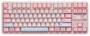 Qwertykeys QK80 MKII Spray-coated Pink Wireless Mechanical Keyboard, Oat Switch