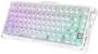 GravaStar Mercury K1 Lite RGB Crystal Aurora Wireless Mechanical Keyboard, Custom Linear Switch
