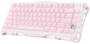 GravaStar Mercury K1 RGB SE Sakura Pink Wireless Mechanical Keyboard, Custom Linear Switch
