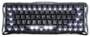 GravaStar Mercury V60 Pro RGB Cyber Frost Black Mechanical Keyboard, UFO Purple HE Switch