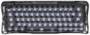 GravaStar Mercury V60 RGB Onyx Crystal Mechanical Keyboard, UFO White HE Switch