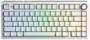 AULA F75 RGB White Wireless Mechanical Keyboard, Star Vector Switch