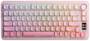 AULA S75 PRO RGB Pink Wireless Mechanical Keyboard, Gray Wood V3 Switch
