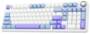 AULA F99 PRO RGB Light Blue/White/Dark Purple Wireless Mechanical Keyboard, Star Vector Switch