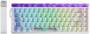 AULA HERO 68 HE RGB White Transparent Mechanical Keyboard, Silver Magnetic Switch