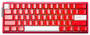 AULA AG60 RGB White/Red Mechanical Keyboard, Aether Magnetic Switch