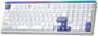 AULA HERO 99 RGB White/Blue Mechanical Keyboard, Wing Chun Magnetic Switch