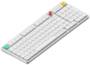 NuPhy Air100 V3 Low-Profile RGB Nova White Wireless Mechanical Keyboard, Blush Nano Switch
