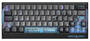 IQUNIX EV63 Hall Effect RGB Ghost in the Shell Edition Cyber Blue Mechanical Keyboard, Nova Switch
