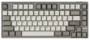 Qwertykeys Neo Studio Neo75 Spray-coated White Wireless Mechanical Keyboard, London Fog V2 Switch