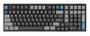 Qwertykeys Neo Studio Neo98 Anodized Black Wireless Mechanical Keyboard, London Fog V2 Switch