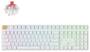 Keychron J5 QMK White Wireless Mechanical Keyboard, Apex Red Switch