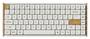 Keychron K3 HE RGB White Wireless Mechanical Keyboard, Lime Low-profile Magnetic Switch