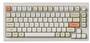 Keychron V1 Ultra 8K RGB Retro Pastel Wireless Mechanical Keyboard, Silk POM Banana Switch